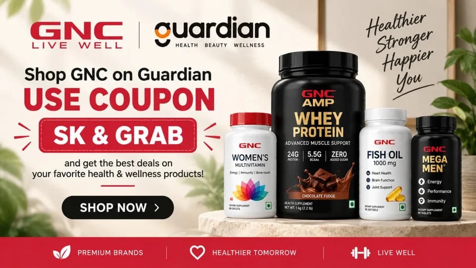 GNC offer banner